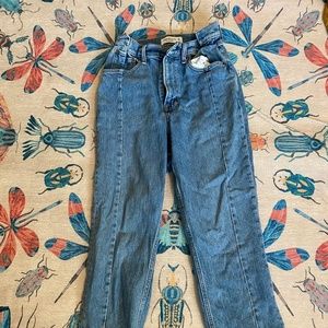 A&F 90s jean with front seam